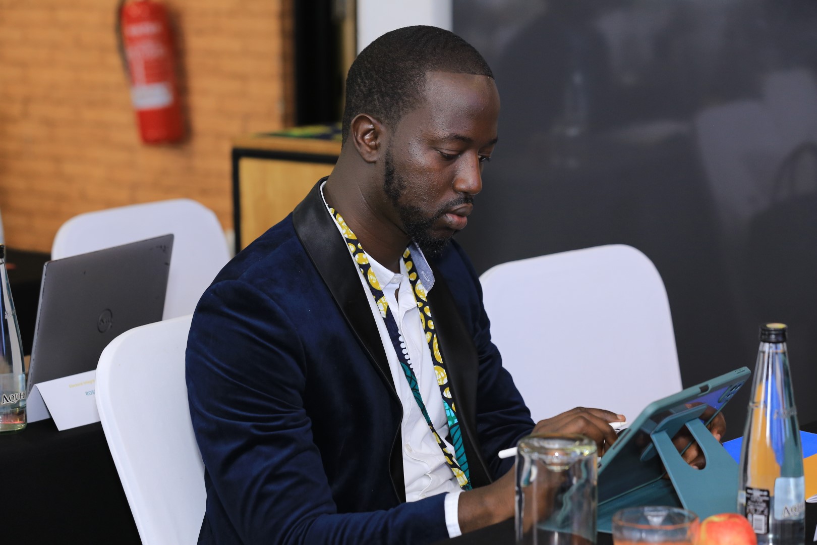 Mamadou Mb. Dione at work